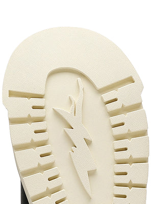 Zapatillas de lona con plataforma y caña alta 