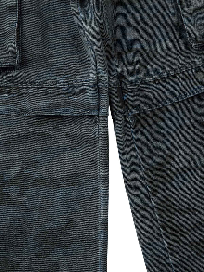 Retro Camouflage Cargo Multi Pocket Cargo Pants