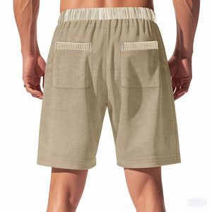 Elastische Shorts mit Kontrasteinsätzen für Herren
