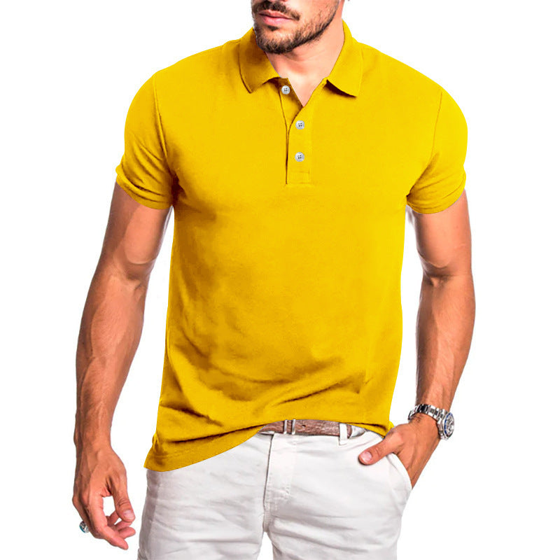 MEN'S POLO NECK SHORT SLEEVED POLO