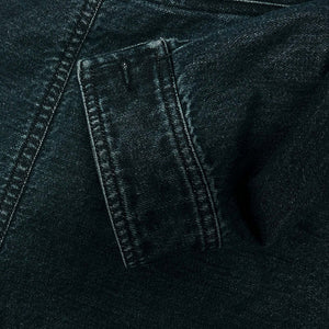 Vintage-Jeansjacke mit Stehkragen für Herren 