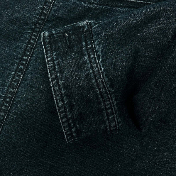 Men's Vintage Stand Collar Denim Jacket