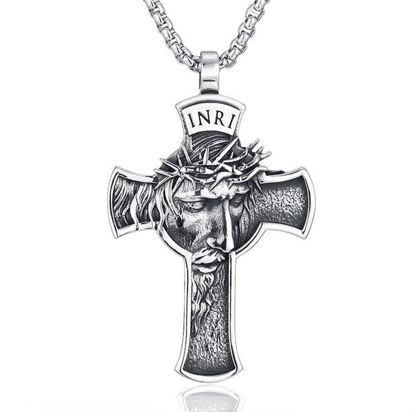 Vintage Casual Cross Faith Necklace