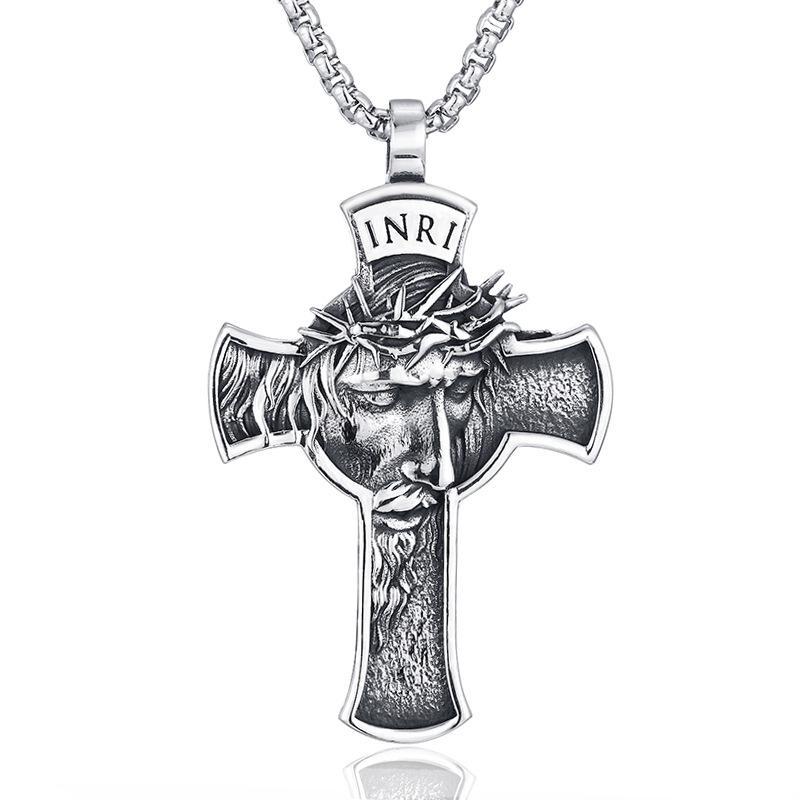 Vintage Casual Cross Faith Necklace