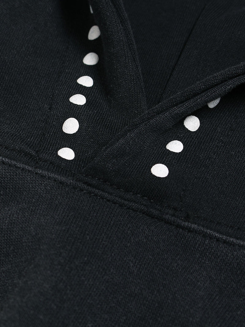 Rivet-adorned Graphic Hoodies