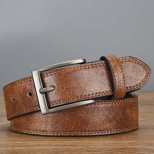 Men's Retro All-match PU Leather Pin Buckle Belt