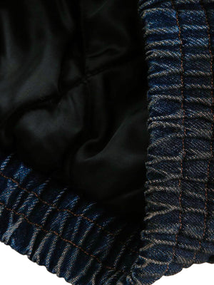 Chaqueta vaquera lavada con capucha y pelo 