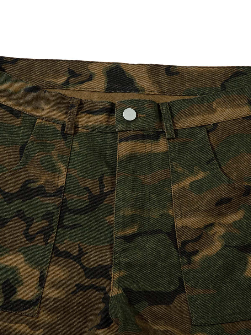 Street Camouflage Multi Pocket Tracksuit