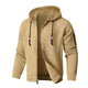 Men's Waffle Sport Hooded Jacket