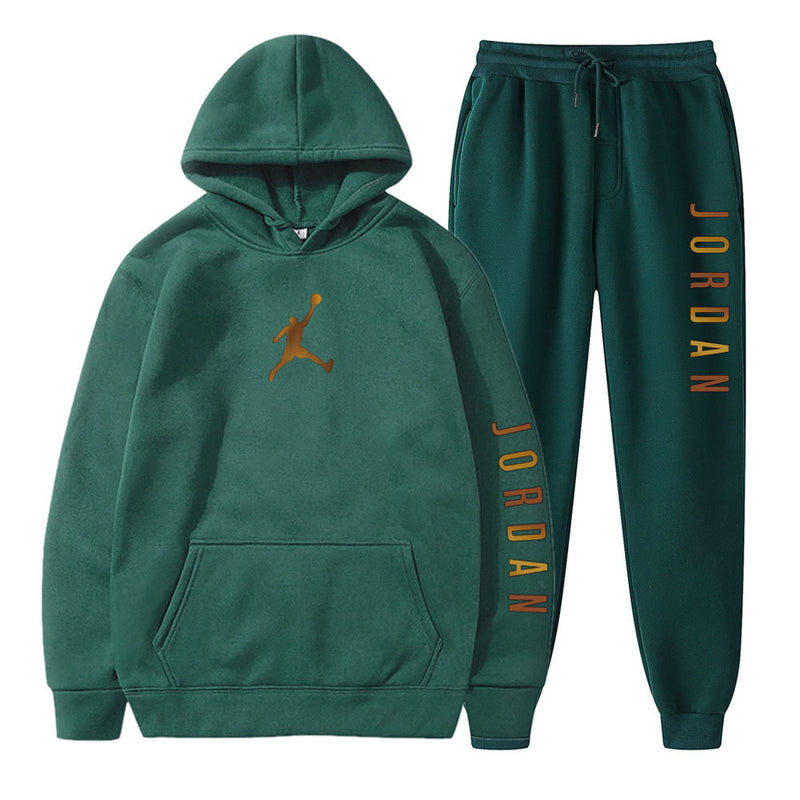 MEN'S SPORTSWEAR SET FLEECE HOODIE SET