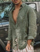 Men's Linen Solid Color Shirt