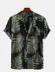 Men's Hawaiian Graphic Plants Shirt