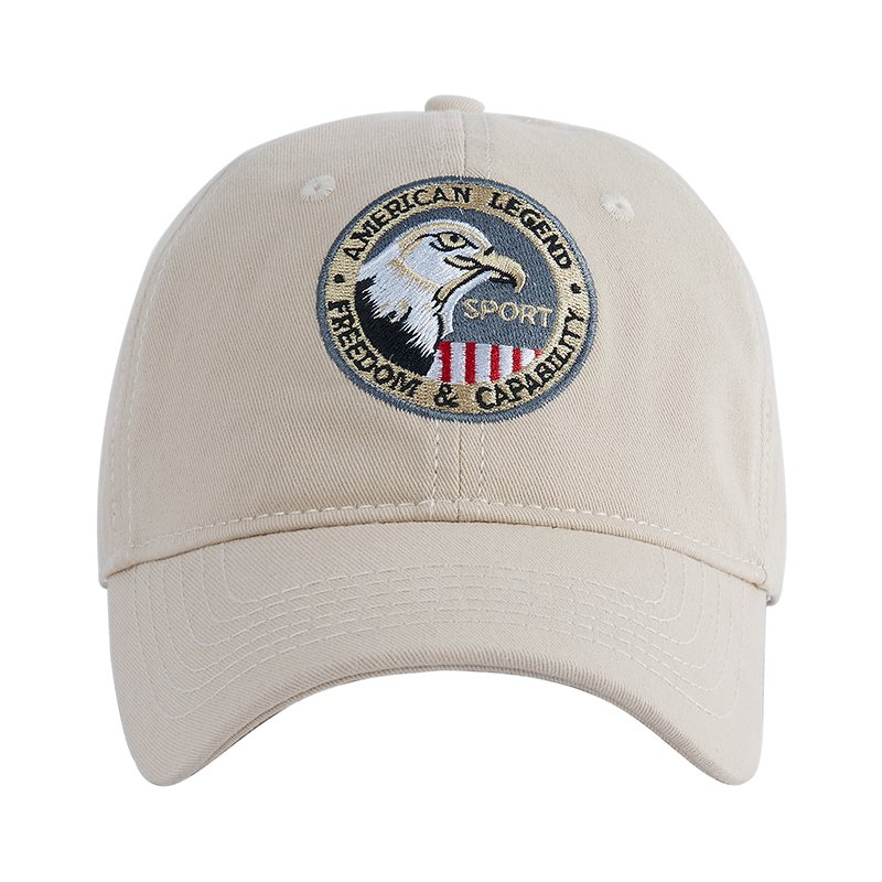 USA EAGLE EMBROIDERED COTTON CAP