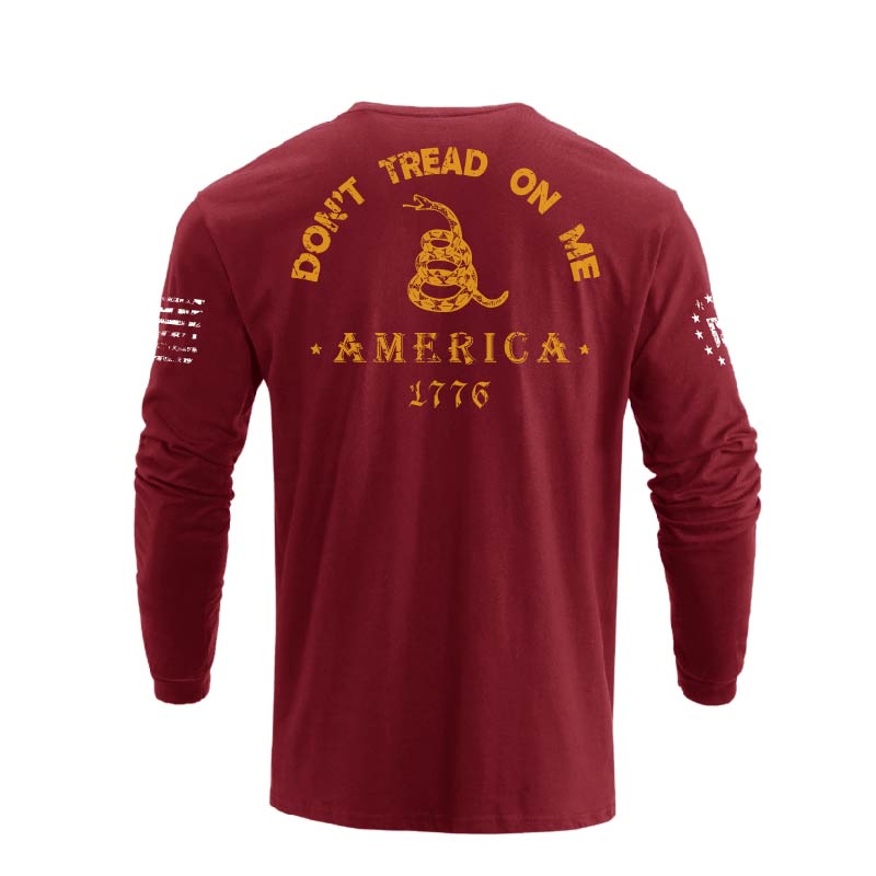 DON'T TREAD ON ME GRAPHIC LONG SLEEVE T-SHIRT