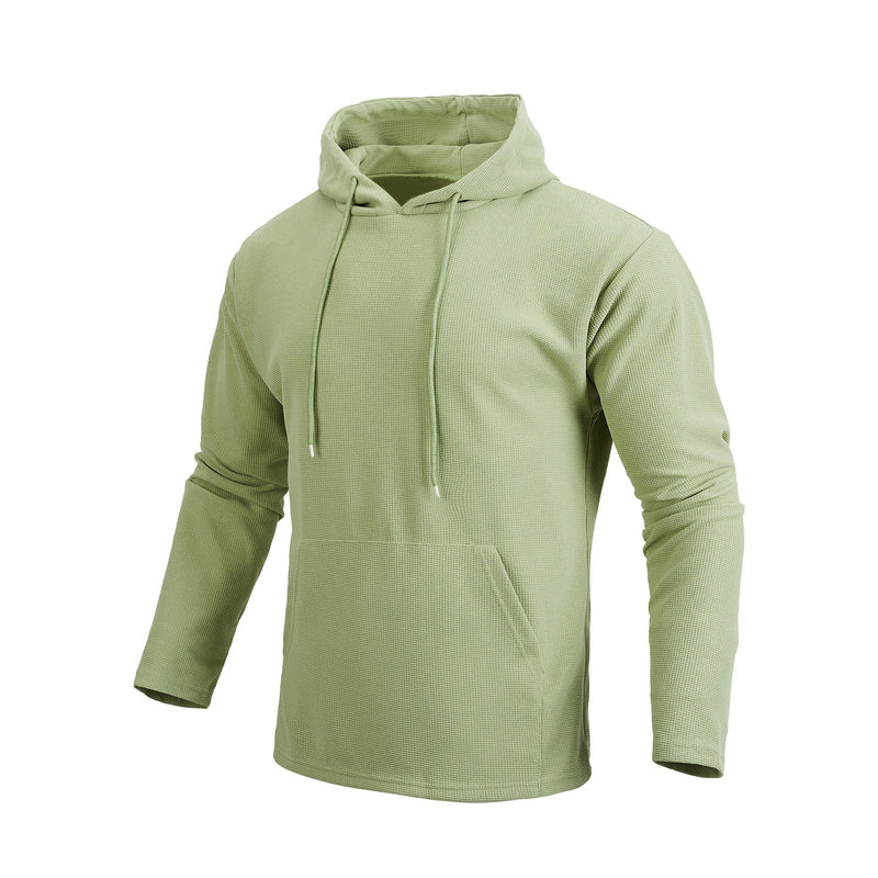 ESSENTIAL POCKET WAFFLE HOODIE