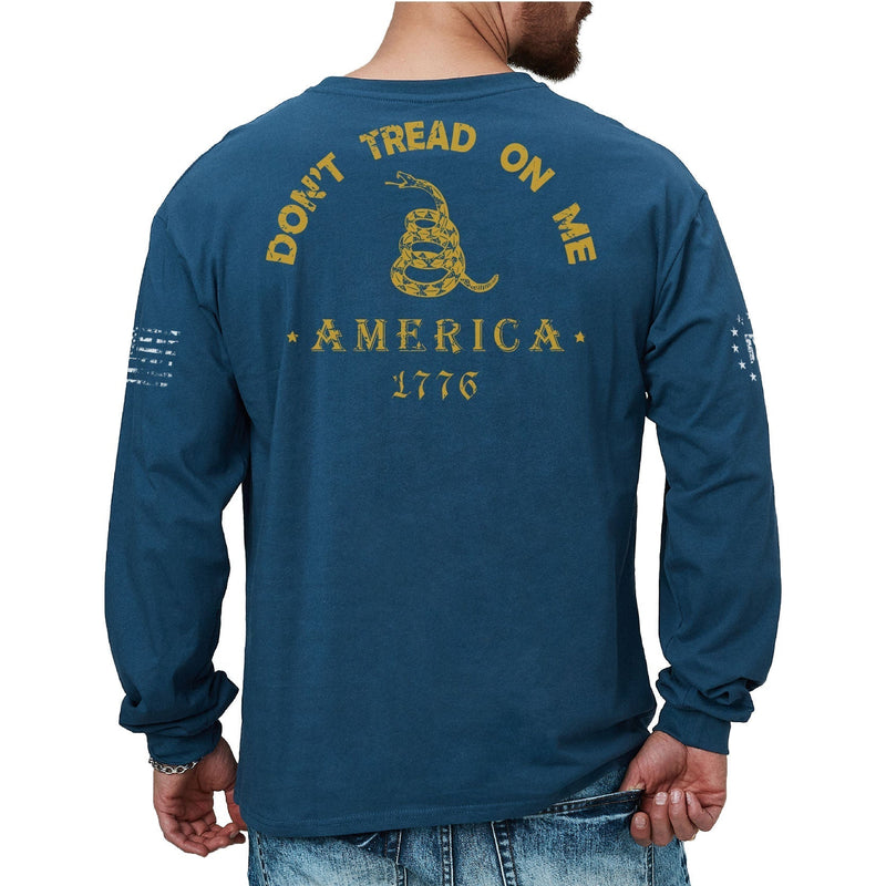 DON'T TREAD ON ME GRAPHIC LONG SLEEVE T-SHIRT