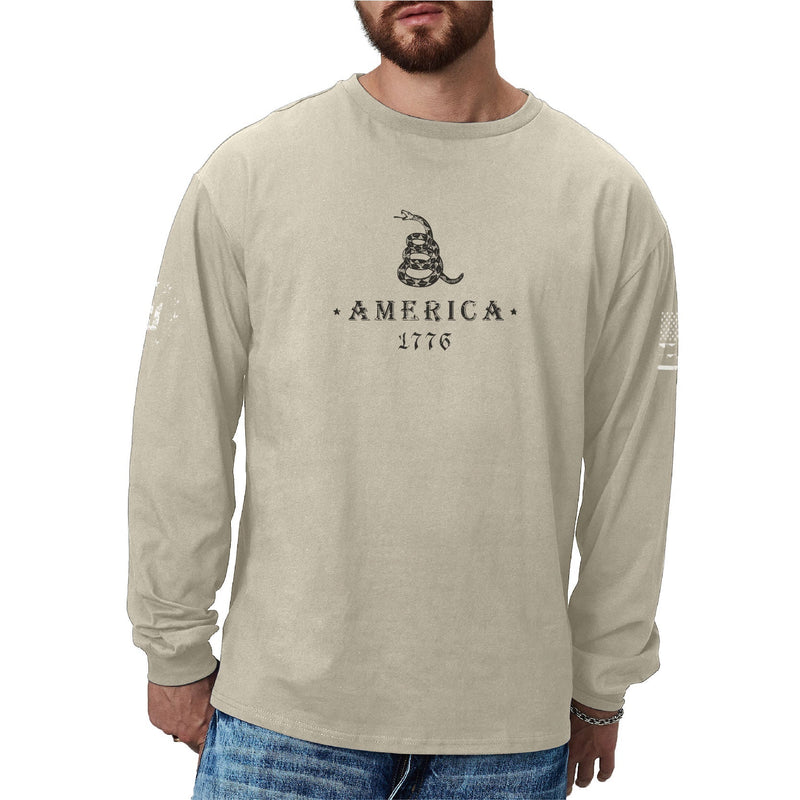 DON'T TREAD ON ME GRAPHIC LONG SLEEVE T-SHIRT