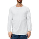 ESSENTIALS BUTTON HENLEY QUICK DRY LONG SLEEVE HENLEY SHIRT