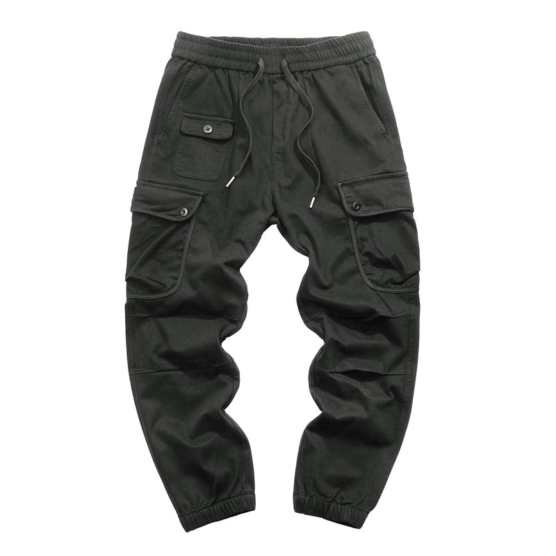 POCKETS FLEECE CARGO PANTS