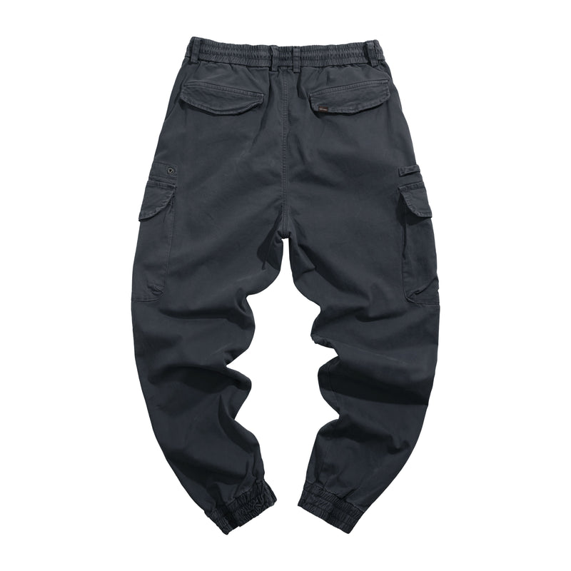 POCKETS WASHED CARGO PANTS