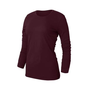 CAMISETA ESENCIAL DE MANGA LARGA PARA MUJER