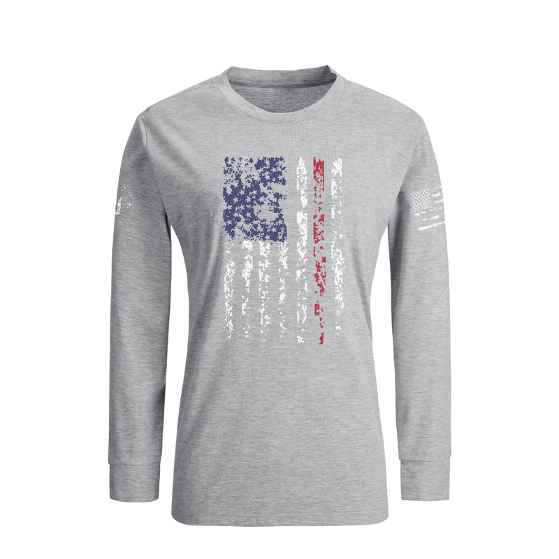 WOMEN'S USA FLAG LONG SLEEVE