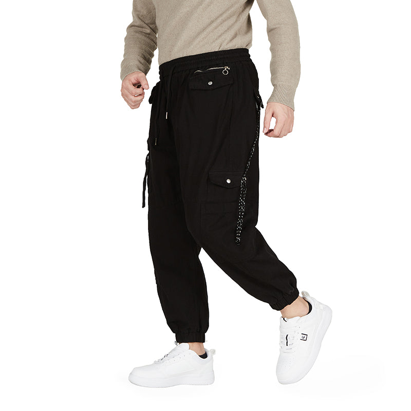 POCKETS CHAIN CARGO PANTS