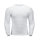 CLASSIC FIT 100% COTTON CREWNECK LONG SLEEVE T-SHIRT