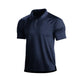 SOLID COLOR  SHORT SLEEVE POLO SHIRT