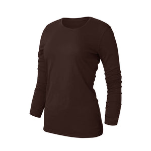 CAMISETA ESENCIAL DE MANGA LARGA PARA MUJER