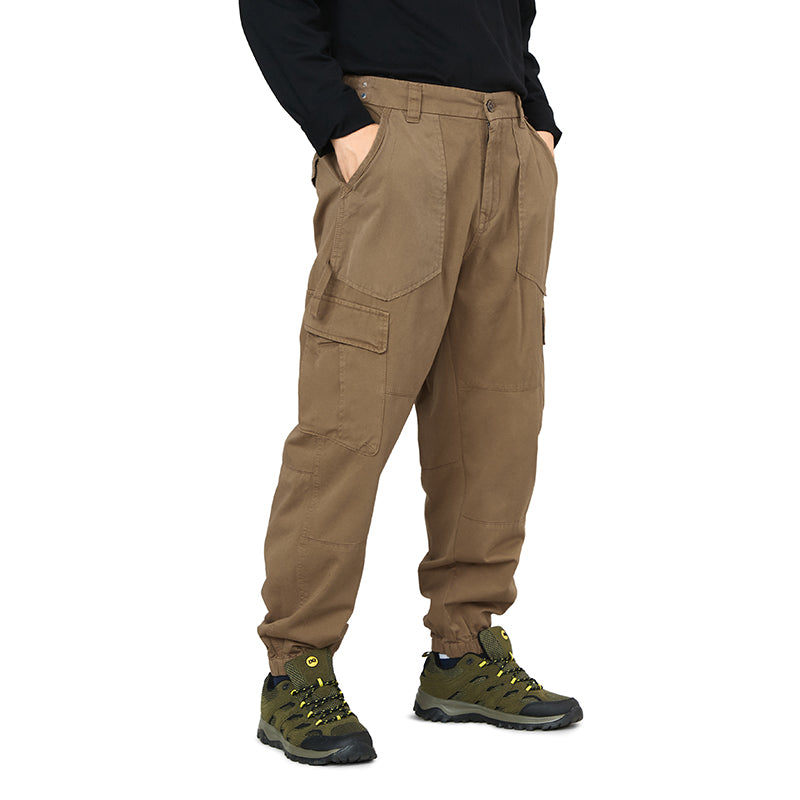 POCKETS CLOSED BOTTOM CARGO PANTS