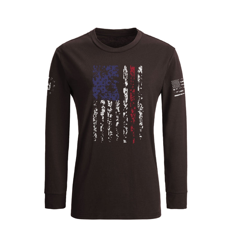 WOMEN'S USA FLAG LONG SLEEVE