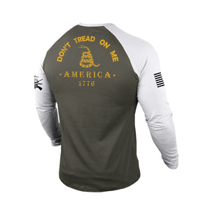 DTOM RAGLAN GRAPHIC LONG SLEEVE T-SHIRT