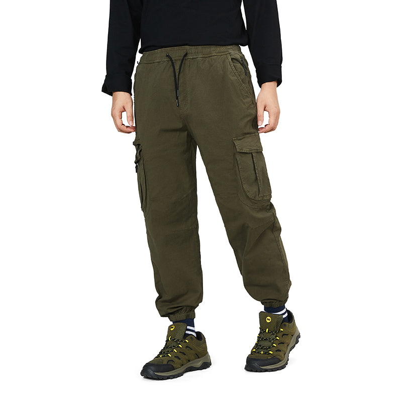 POCKETS DRAWSTRING CARGO PANTS