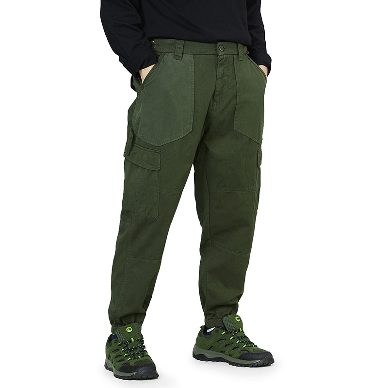 POCKETS CLOSED BOTTOM CARGO PANTS