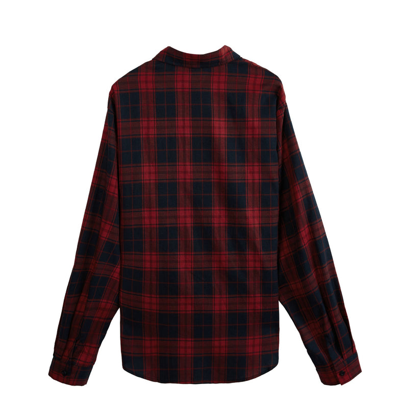 PLAID FLANNEL CASUAL SHIRT