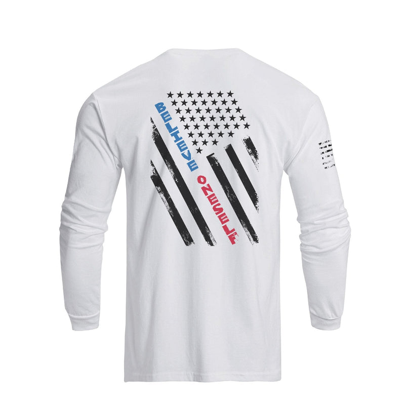 USA FLAG GRAPHIC LONG SLEEVE T-SHIRT