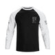 USA FLAG CROSS RAGLAN GRAPHIC LONG SLEEVE T-SHIRT