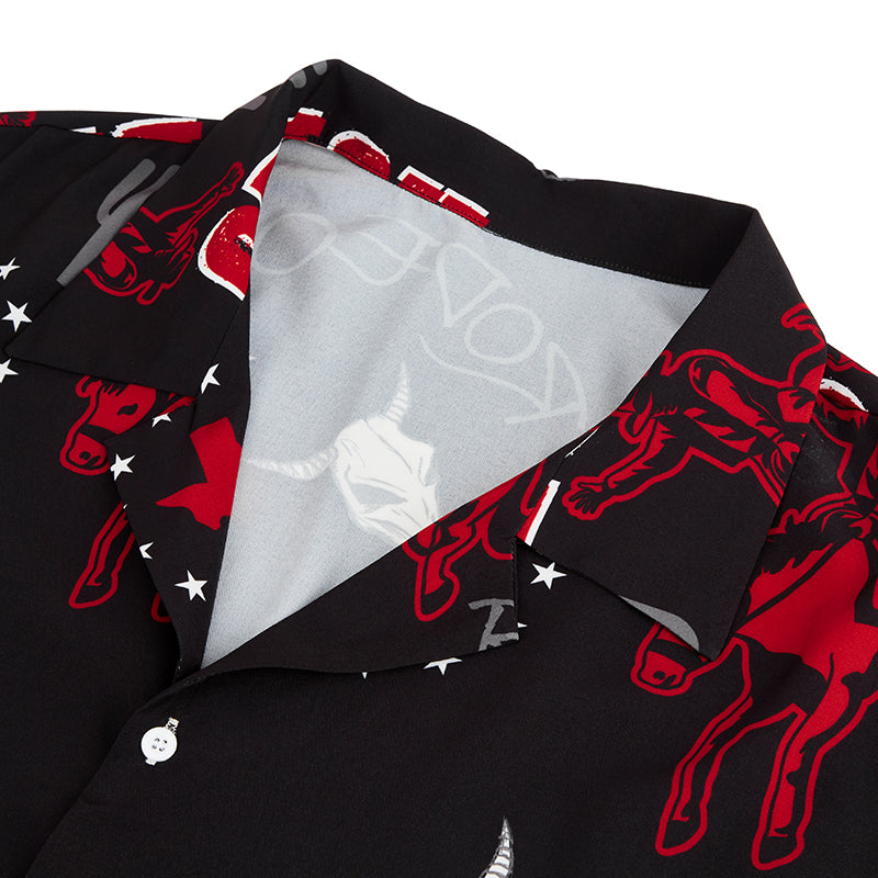 WOLF BUTTON DOWN ALOHA SHIRT