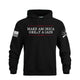 MAKE AMERICA GREAT AGAIN GRAPHIC POCKET DRAWSTRING HOODIE