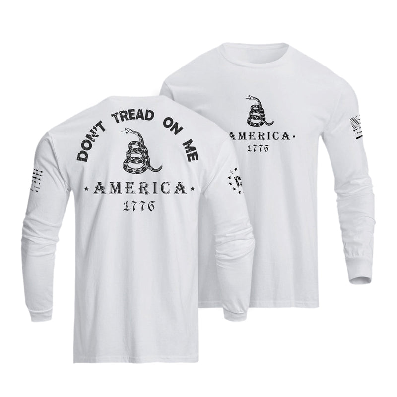 DON'T TREAD ON ME GRAPHIC LONG SLEEVE T-SHIRT