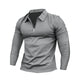 ZIPPER QUICK DRY LONG SLEEVE POLO SHIRT