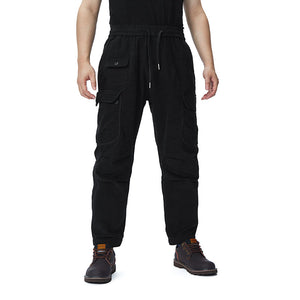 CARGOHOSE AUS FLEECE MIT TASCHEN