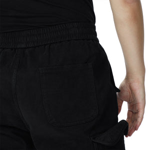 CARGOHOSE AUS FLEECE MIT TASCHEN