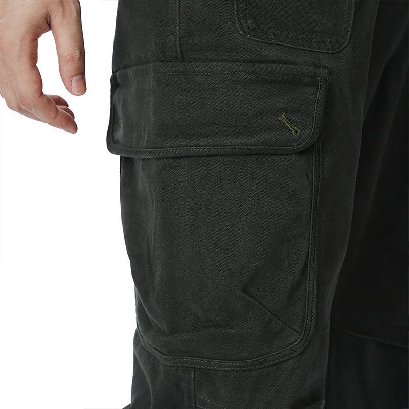 POCKETS FLEECE CARGO PANTS