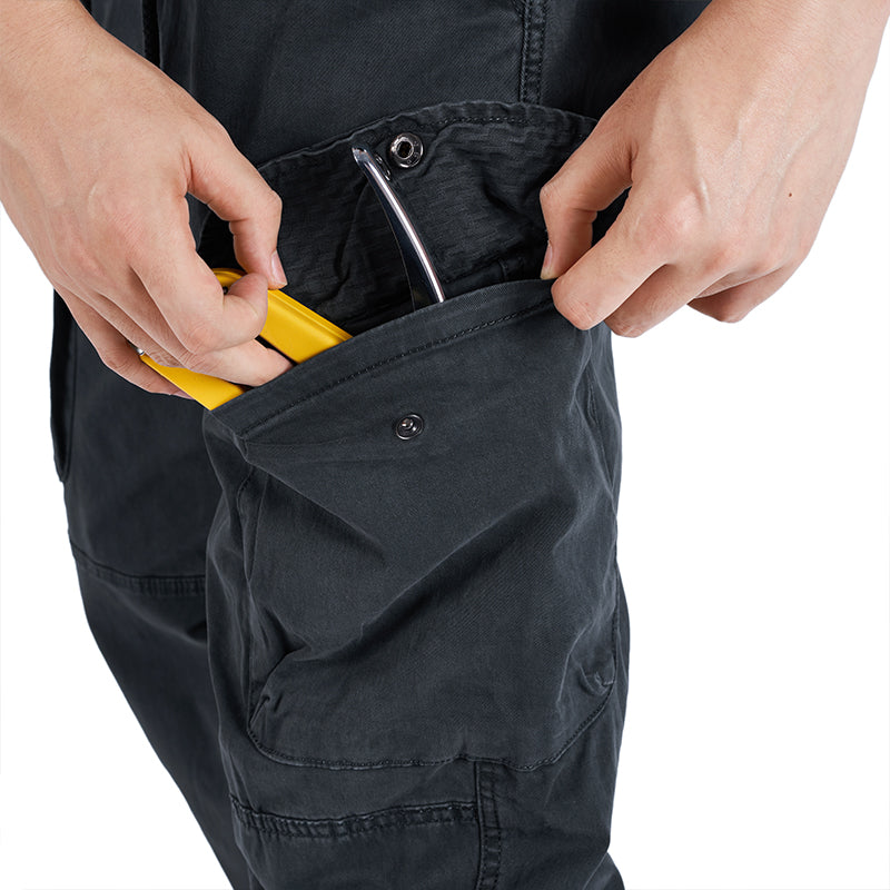 POCKETS WASHED CARGO PANTS