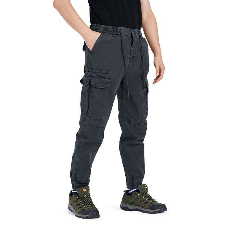 POCKETS WASHED CARGO PANTS