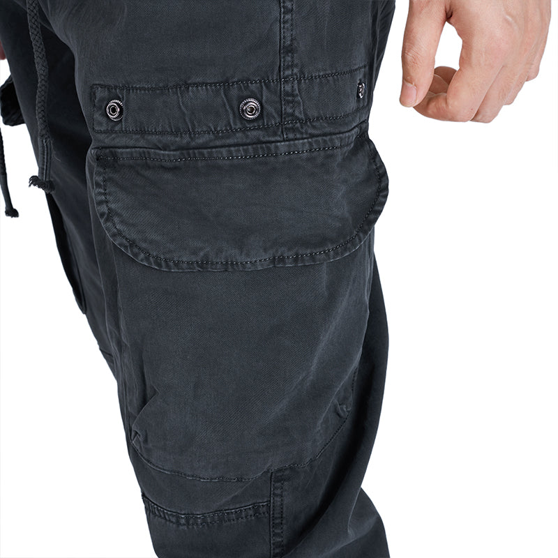 POCKETS WASHED CARGO PANTS