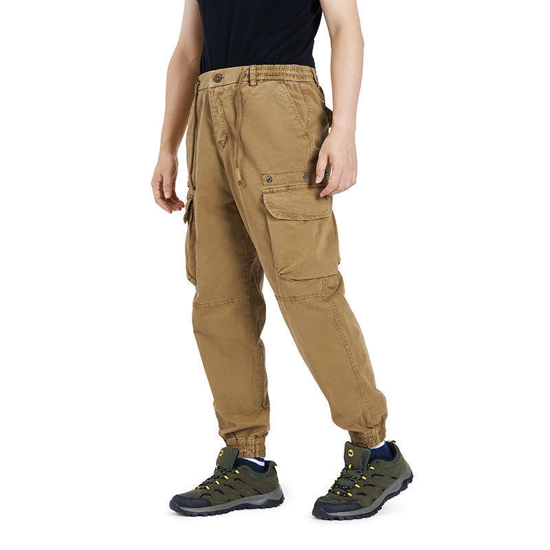 POCKETS WASHED CARGO PANTS