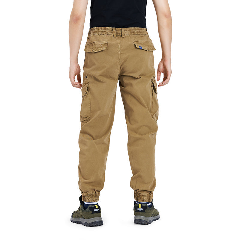 POCKETS WASHED CARGO PANTS